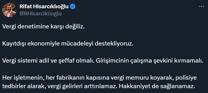 TOBB Başkanı Hisarcıklıoğlu: 
