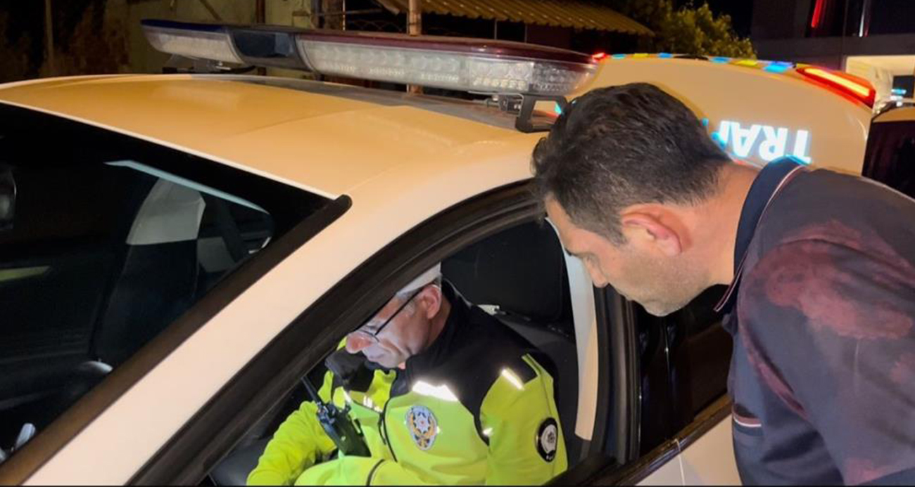 Bursa’da alkollü sürücüden ile ilginç diyaloglar