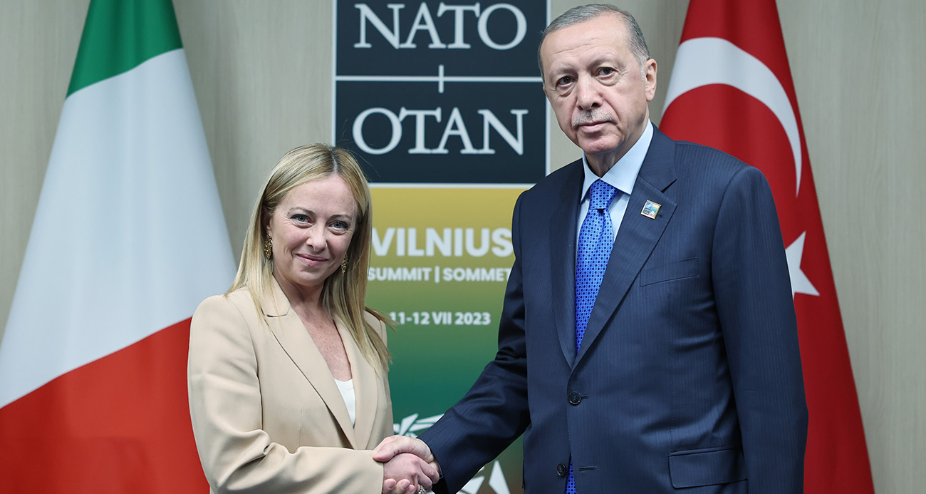 Cumhurbaşkanı Erdoğan, İtalya Başbakanı Meloni ile telefonda görüştü