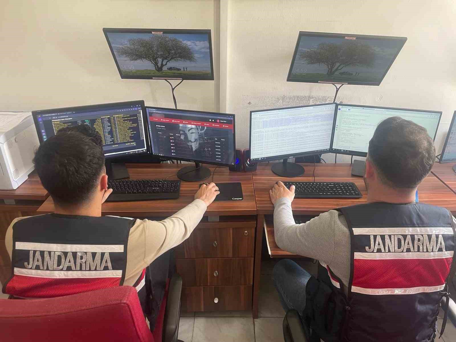 Jandarmadan siber operasyon