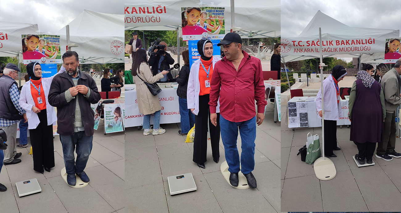 Vücut kitle indeksi ölçümü uygulaması Ankara’da da başladı