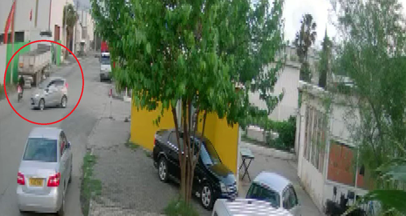 Tıra çarpan motosikletli çocuğun öldüğü kaza kamerada