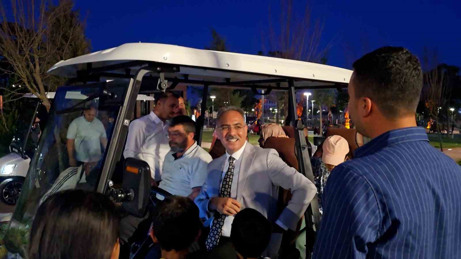 Şanlıurfa’da golf araçları dönemi