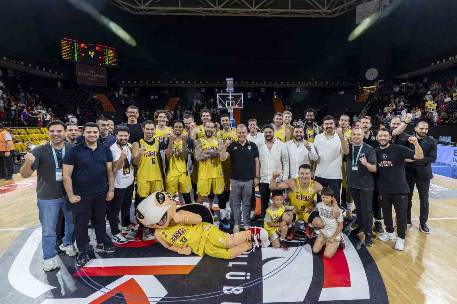 MSK Erkek Basketbol Takımı, tarihinde ilk kez Avrupa’da