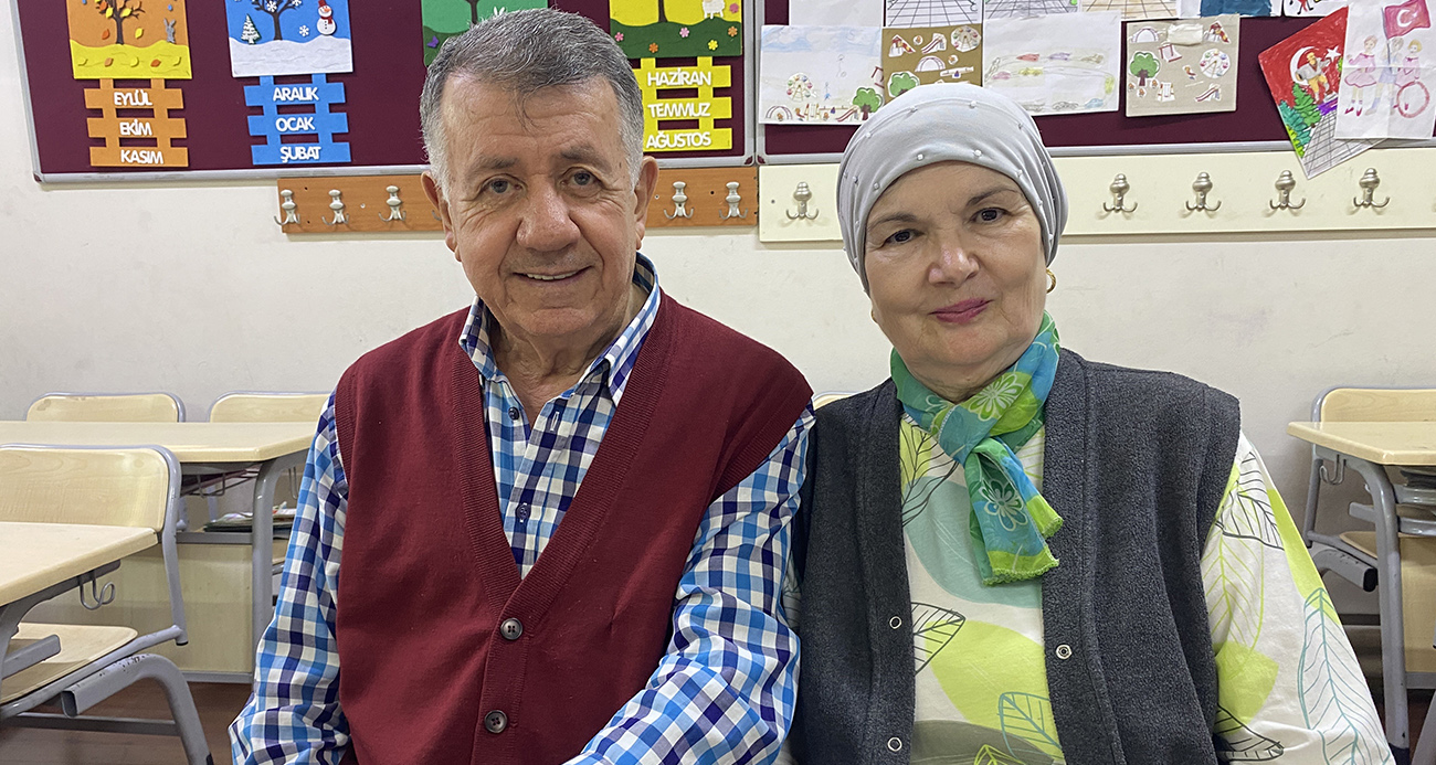 Almanya’daki torunu için 71 yaşında dil öğreniyor