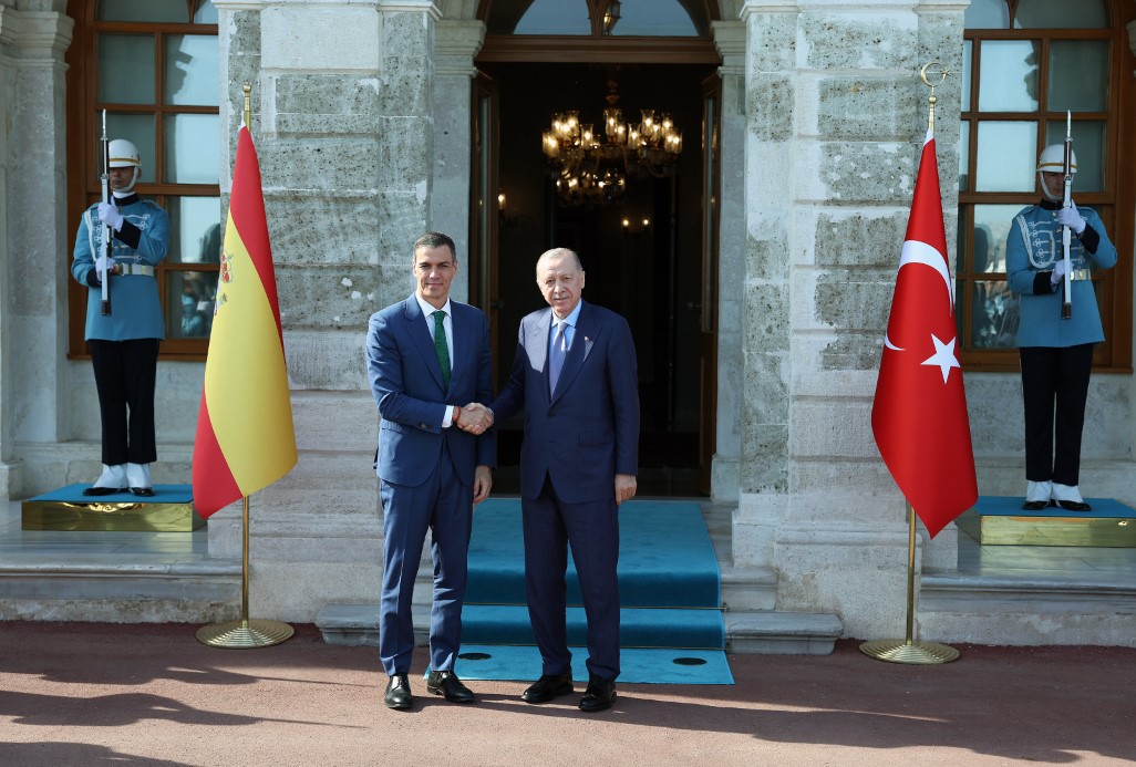 Cumhurbaşkanı Erdoğan, İspanya Başbakanı Pedro Sanchez’i kabul etti