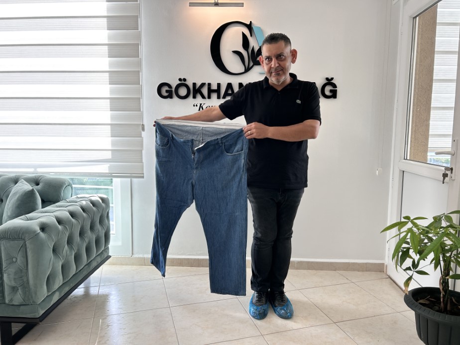 Diyet ve sporla 9 ayda 77 kilo verdi