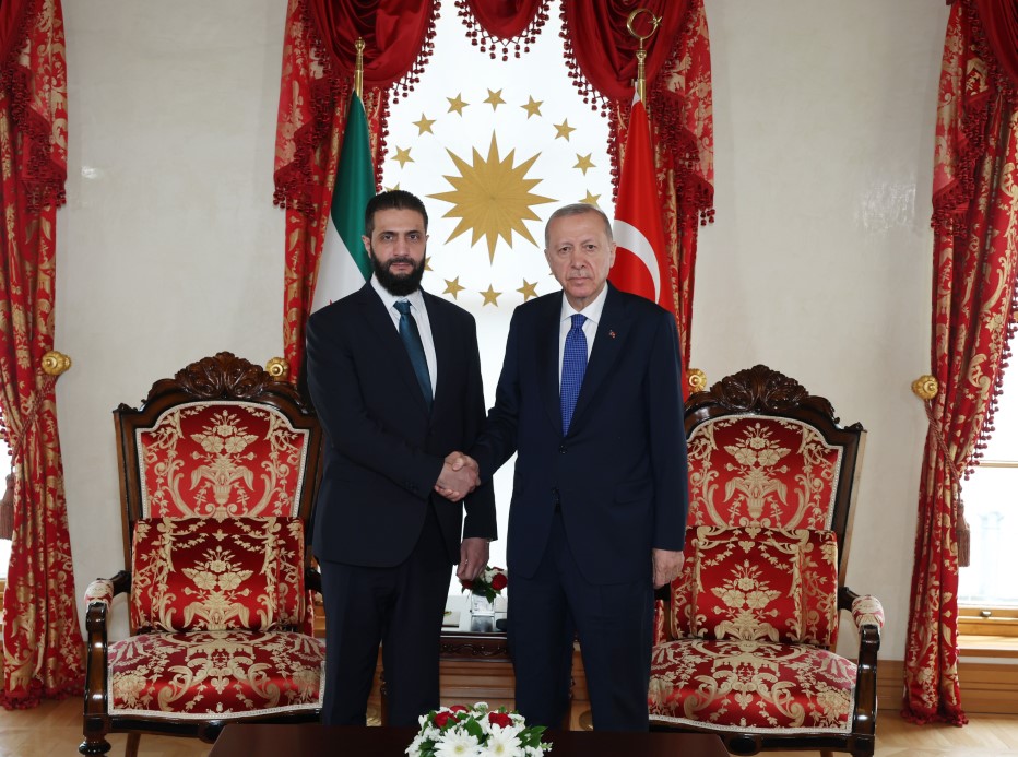 Cumhurbaşkanı Erdoğan, Suriye Lideri Ahmet Şara’yı kabul etti