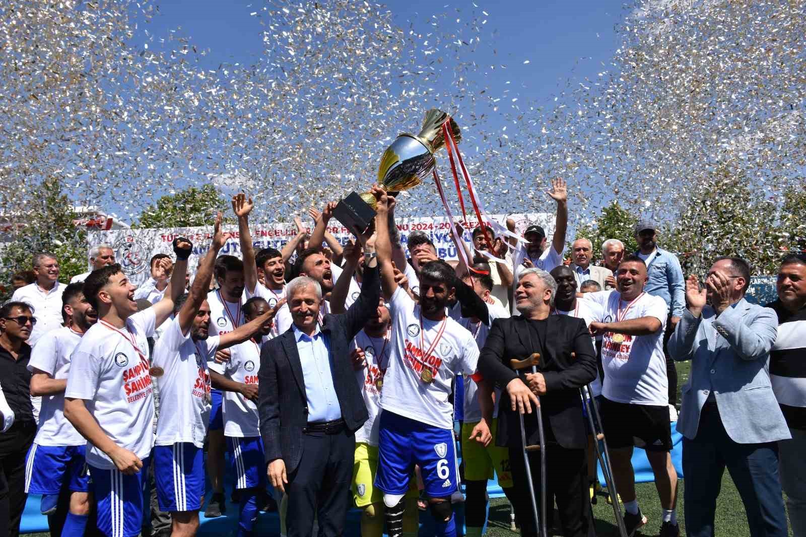 Ampute Futbol Süper Ligi’nde şampiyon Şahinbey Ampute