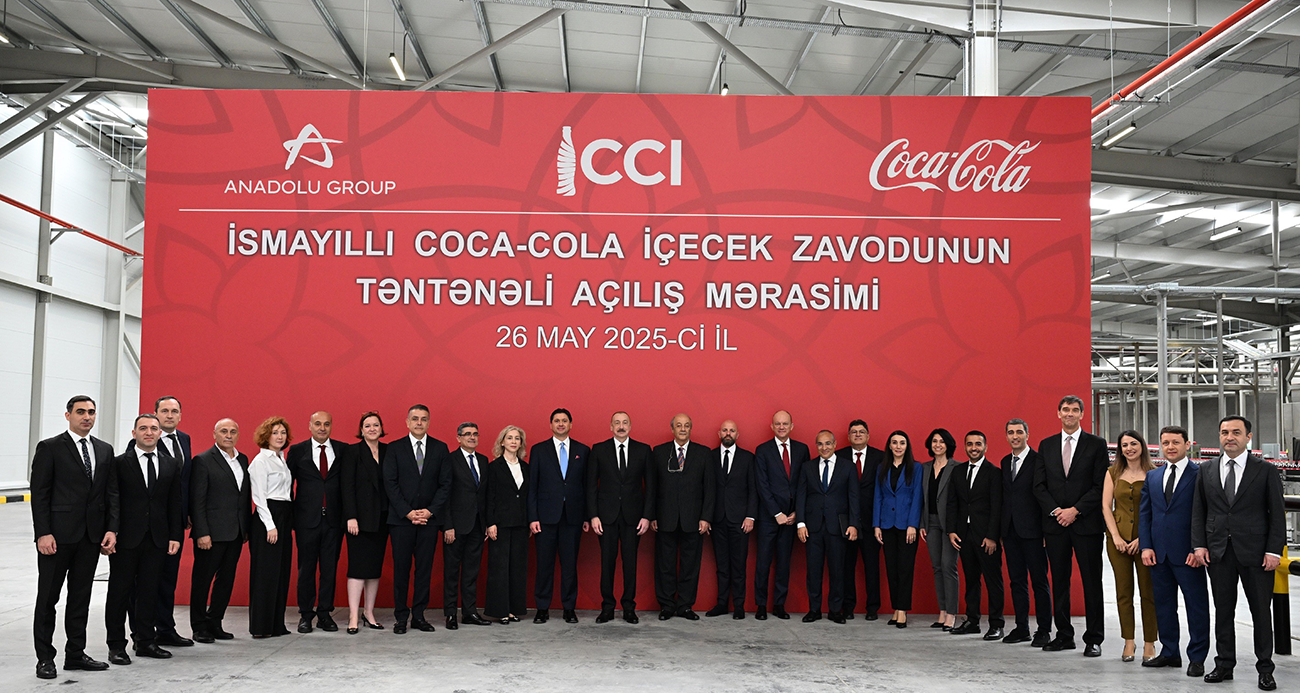 Coca-Cola İçecek’in, Azerbaycan’daki ikinci fabrikası Cumhurbaşkanı Aliyev’in katıldığı törenle açıldı