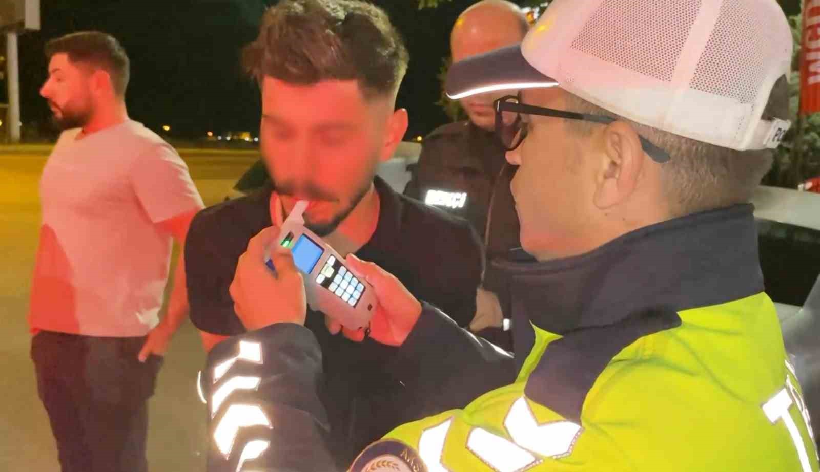 Yasal sınırın 5 katı üzerinde alkollü yakalandı, 