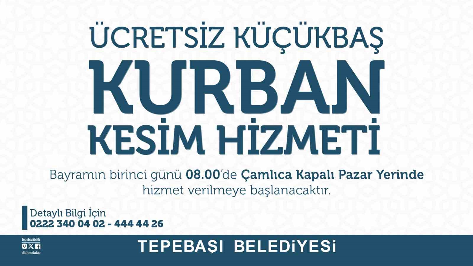Tepebaşı’nda kesim alanı hazır