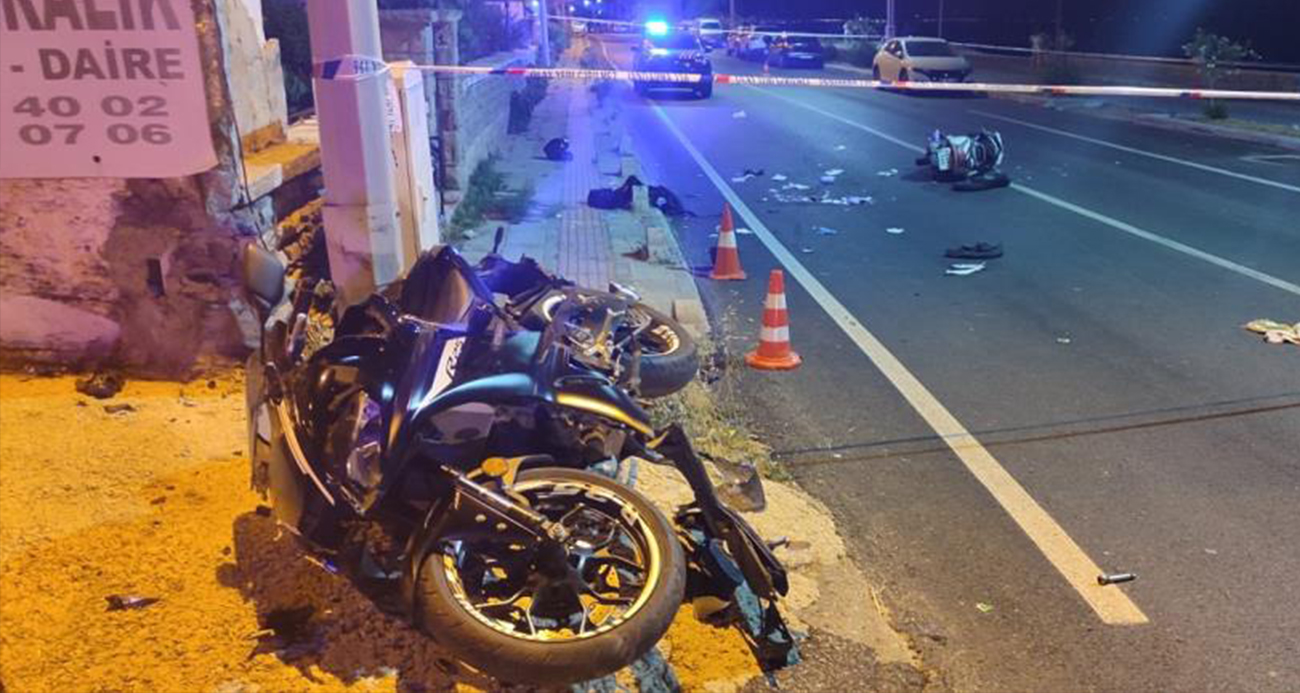Bodrum’da feci kaza... 2 motosiklet kafa kafaya çarpıştı: 2 ölü