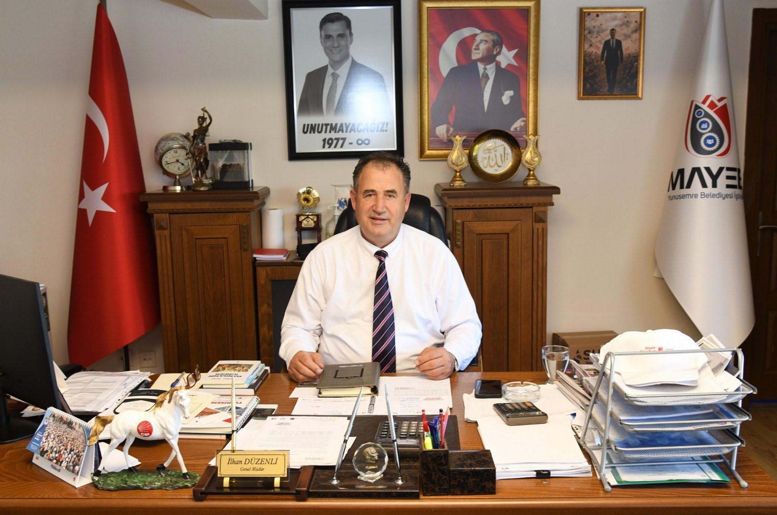 Ortaköy Mesire Alanı’ndaki süs havuzu tadilata alındı