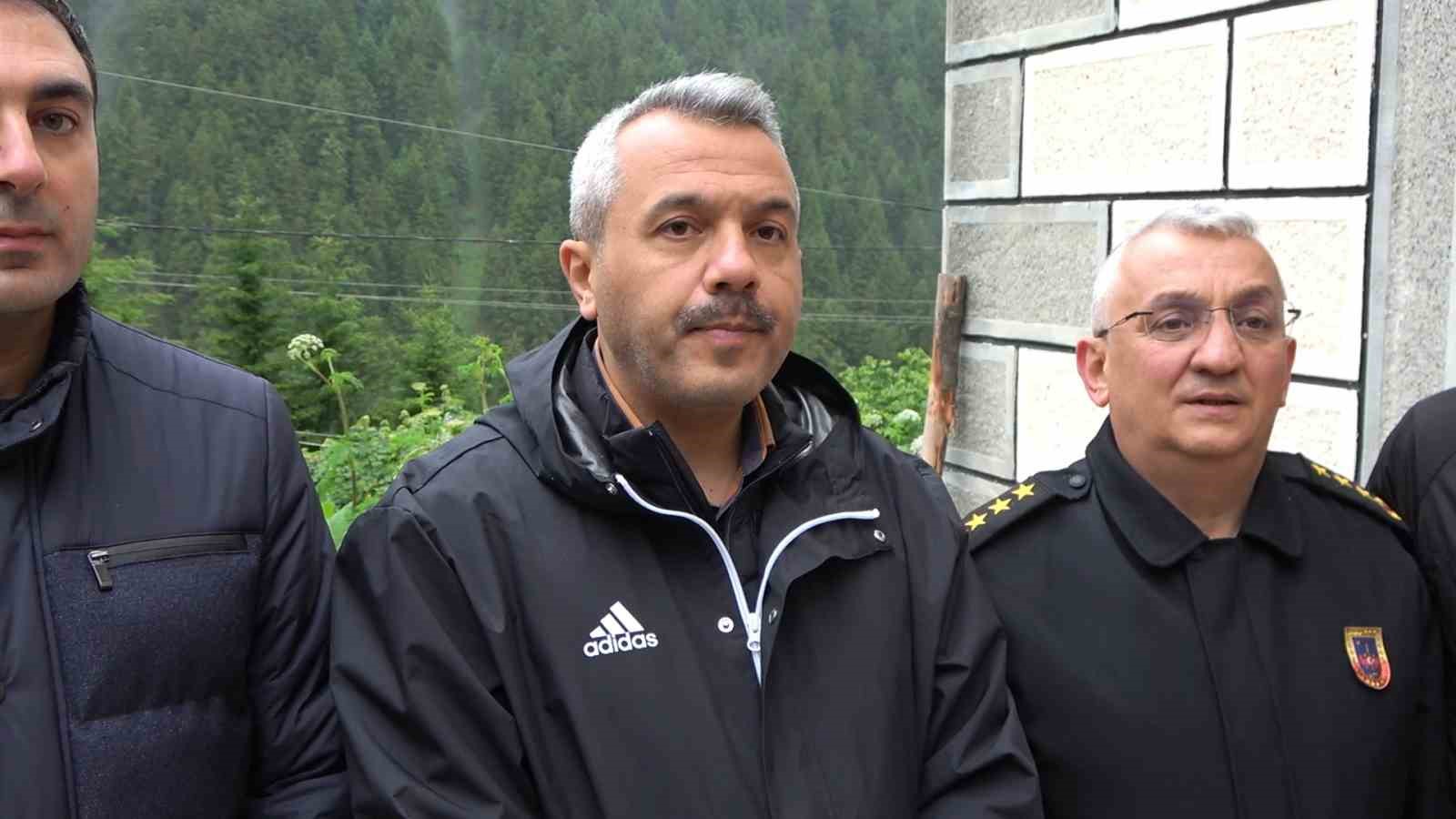 Rize Valisi Baydaş enkazı bulunan jet uçağı ile ilgili açıklama yaptı: 