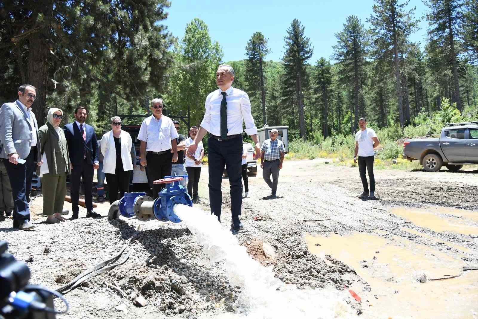 Zorkun Yaylası’nda su sorunu çözüme kavuşuyor