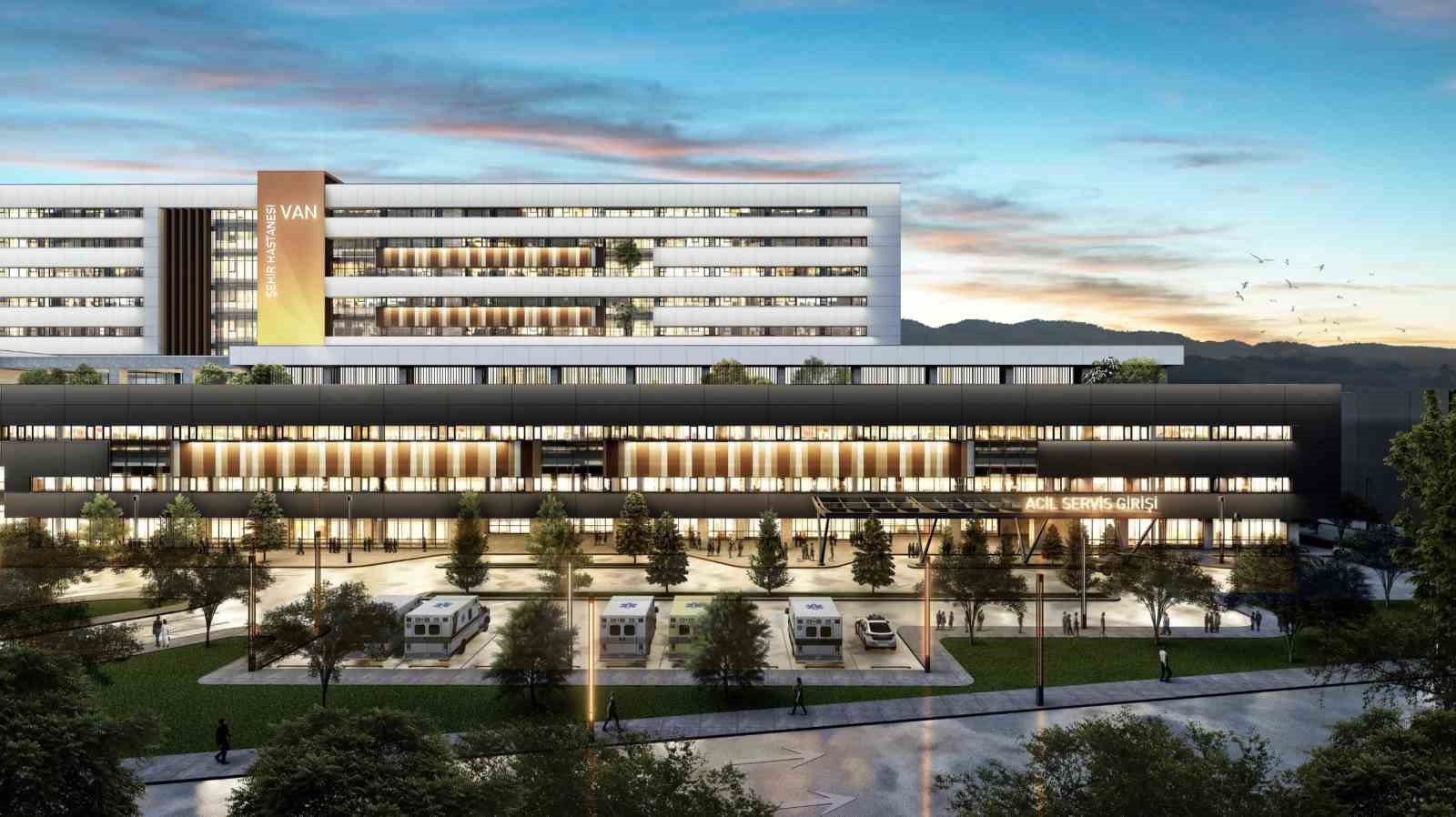 Van Şehir Hastanesi için ilk kazma vuruldu