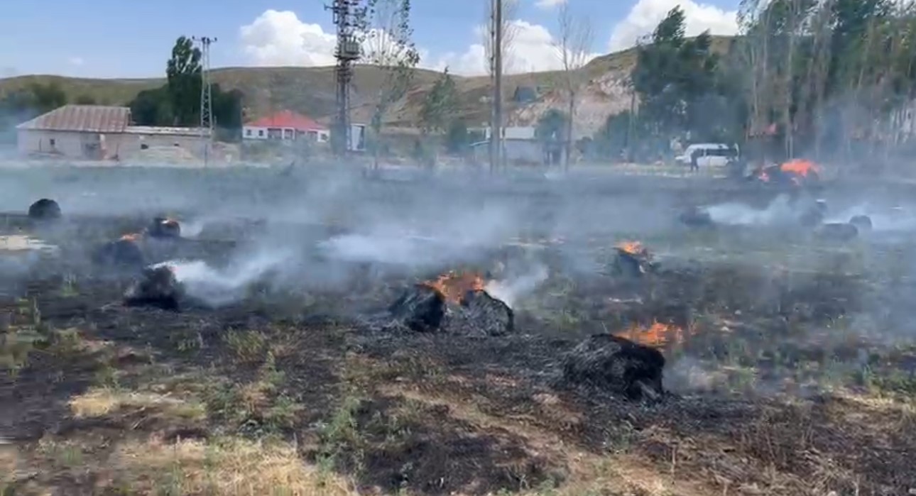 Hakkari’de yaklaşık bin 500 bağ ot kül oldu