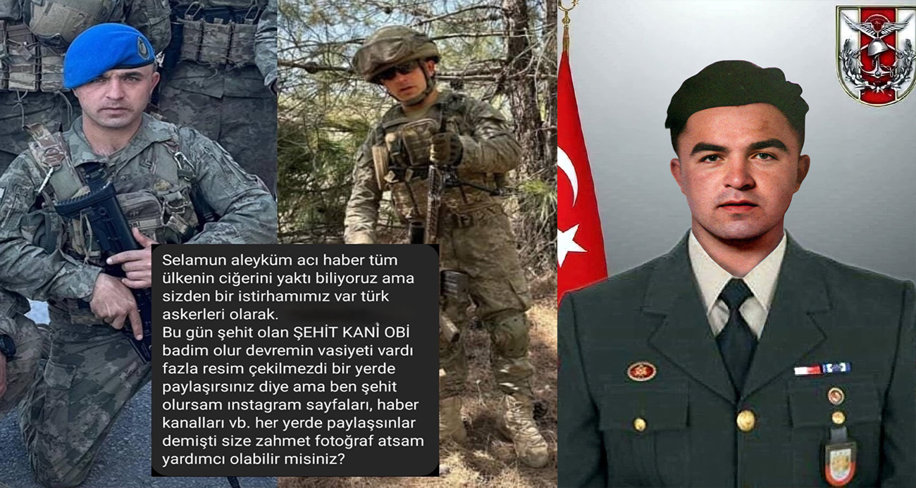 Ordulu şehidin vasiyeti: 