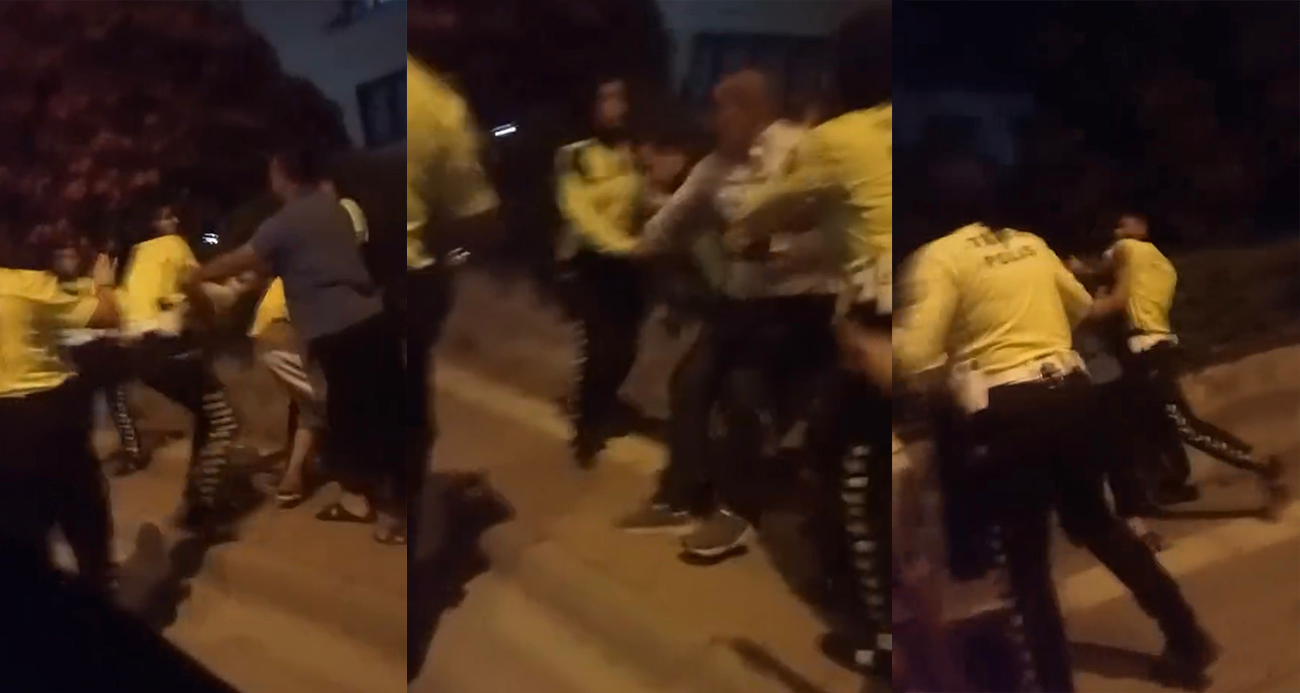 Ehliyetsiz sürücüye ceza kesildi, babası olay çıkardı