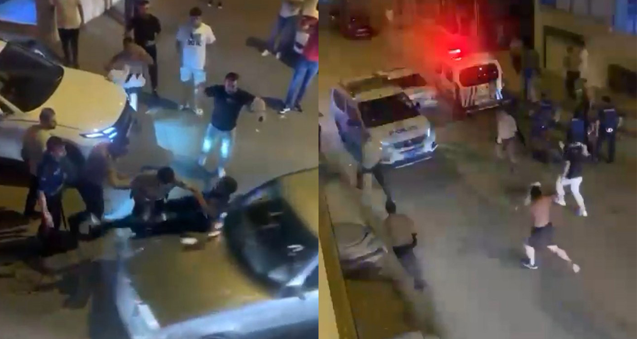 Polisin yakaladığı şüpheliyi korumak için polisleri böyle ezdi