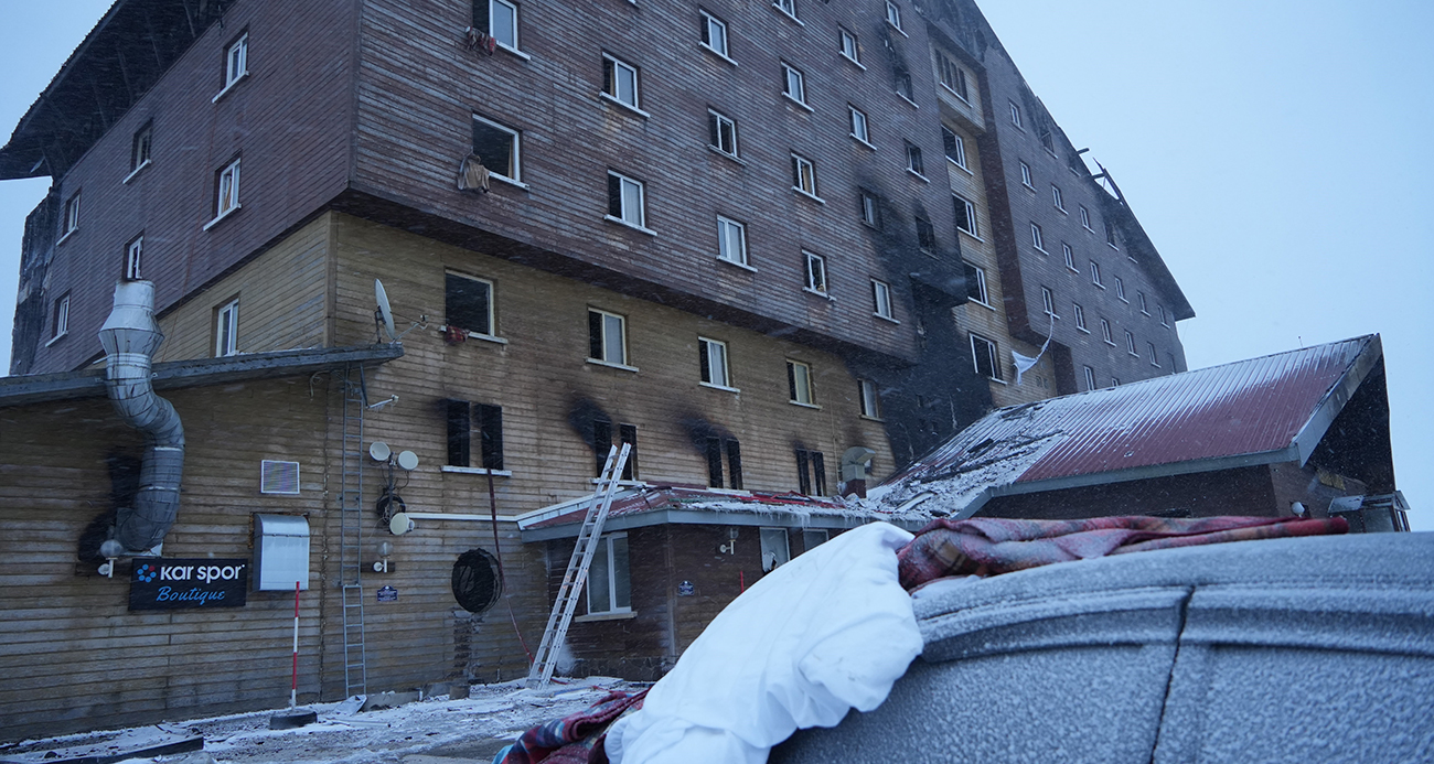 Otel yangınında mahsur kalan 19 yaşındaki kız: 