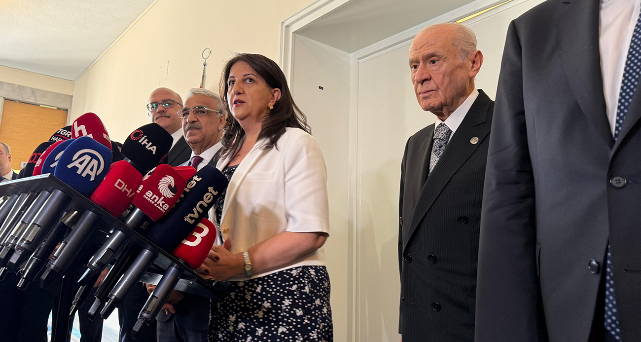 MHP lideri Bahçeli, DEM Parti heyetiyle görüştü