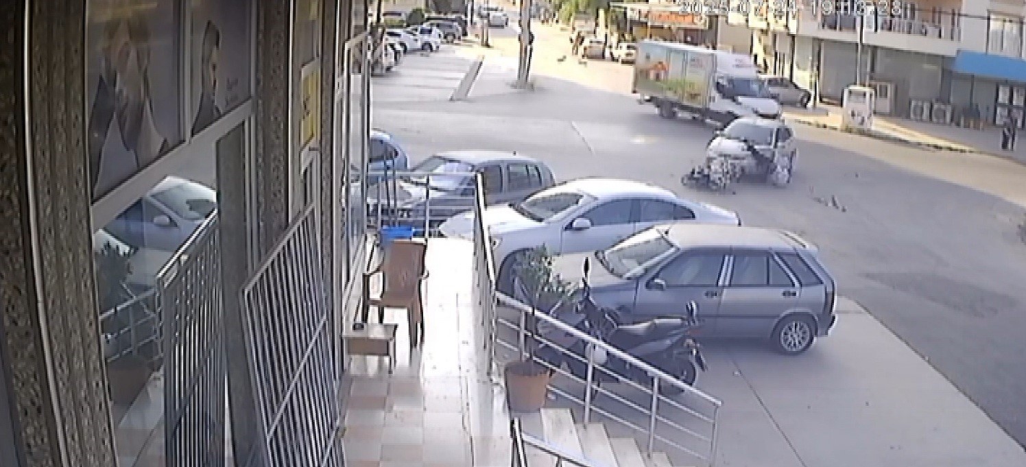 Mersin’de trafik kazası: 1  yaralı