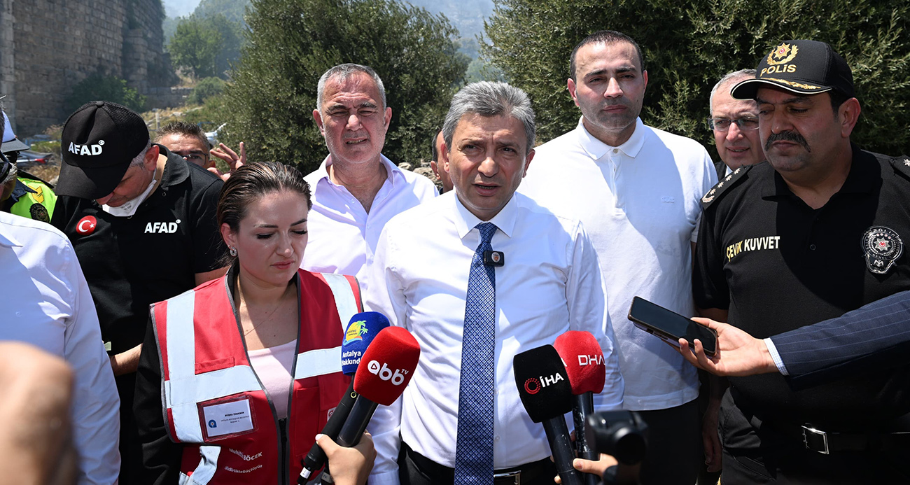 Antalya Valiliği açıkladı: 3 ilçede yangın kontrol altında