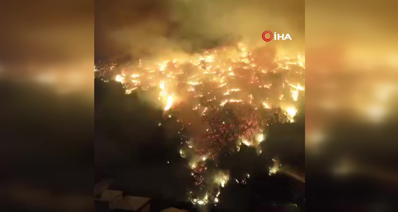Bursa’da orman yangını Karahıdır Mahallesi’ne ulaştı