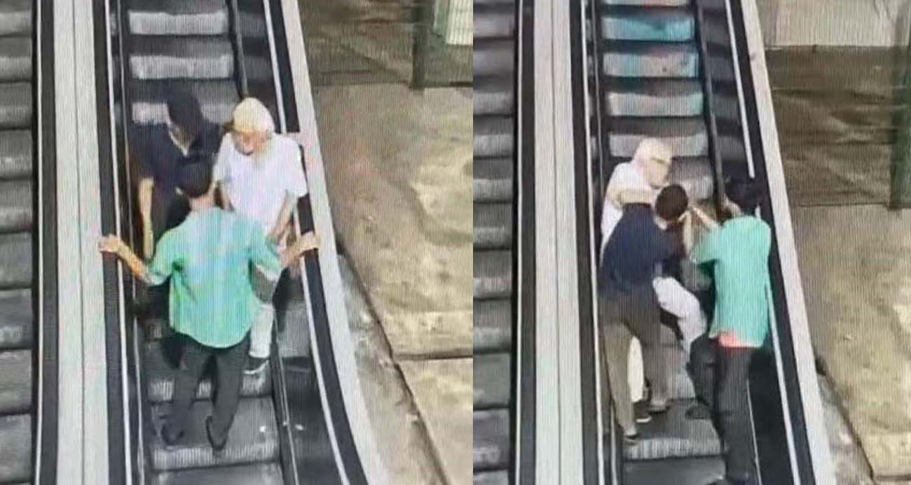 Beyoğlu’nda dehşet anları kamerada