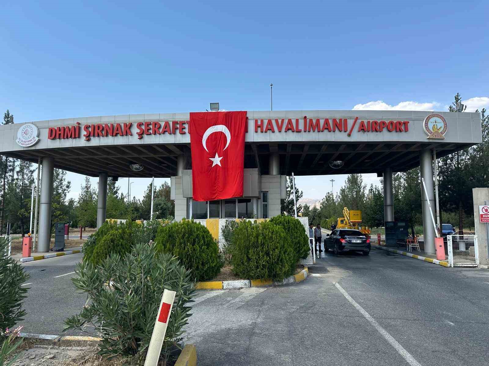 Şırnak Şerafettin Elçi Havalimanı’nı 6 ayda 202 bin yolcu kullandı