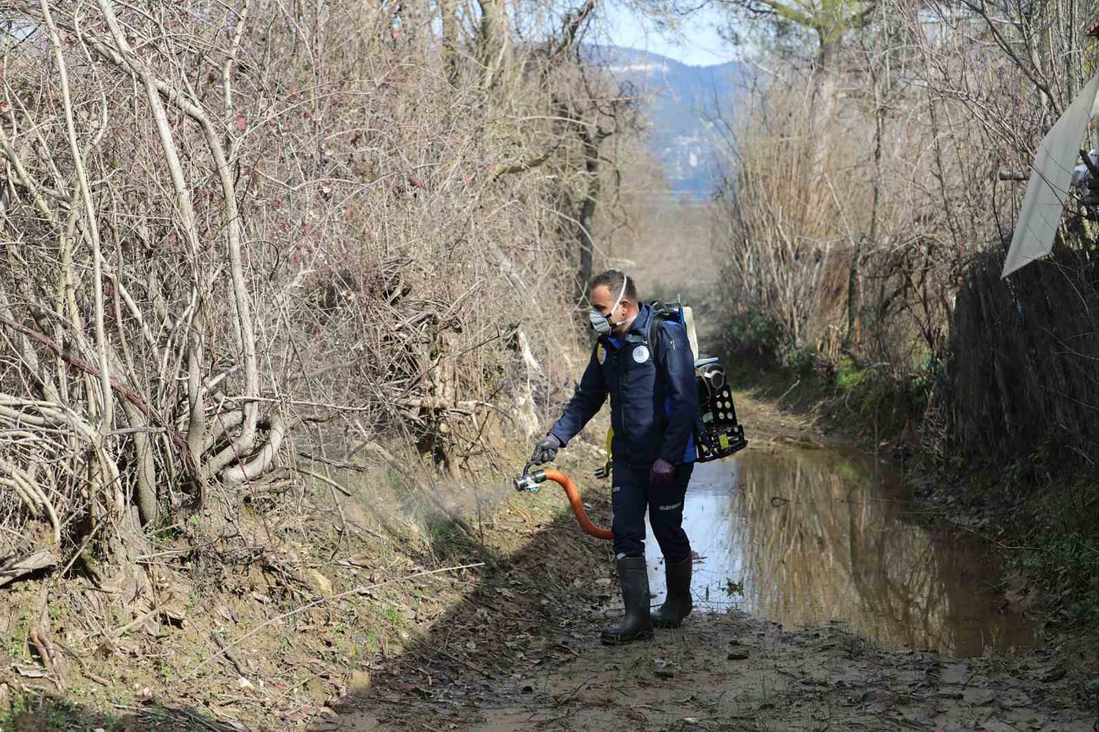 Muğla Büyükşehir’den 13 ilçede vektörle mücadele