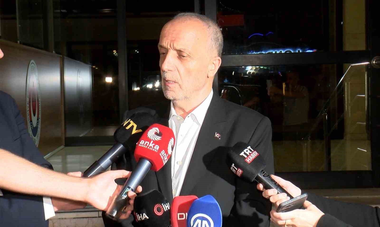 TÜRK-İŞ Başkanı Atalay: 