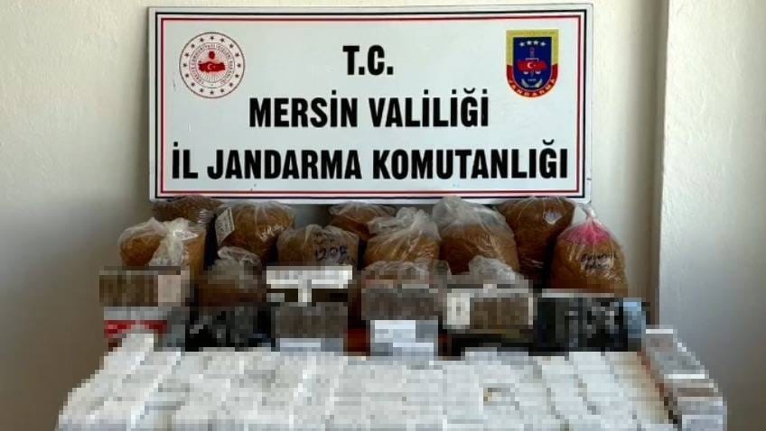 Mersin’de kaçak sigara operasyonu: 15 bin makaron ve 31 kilo tütün ele geçirildi