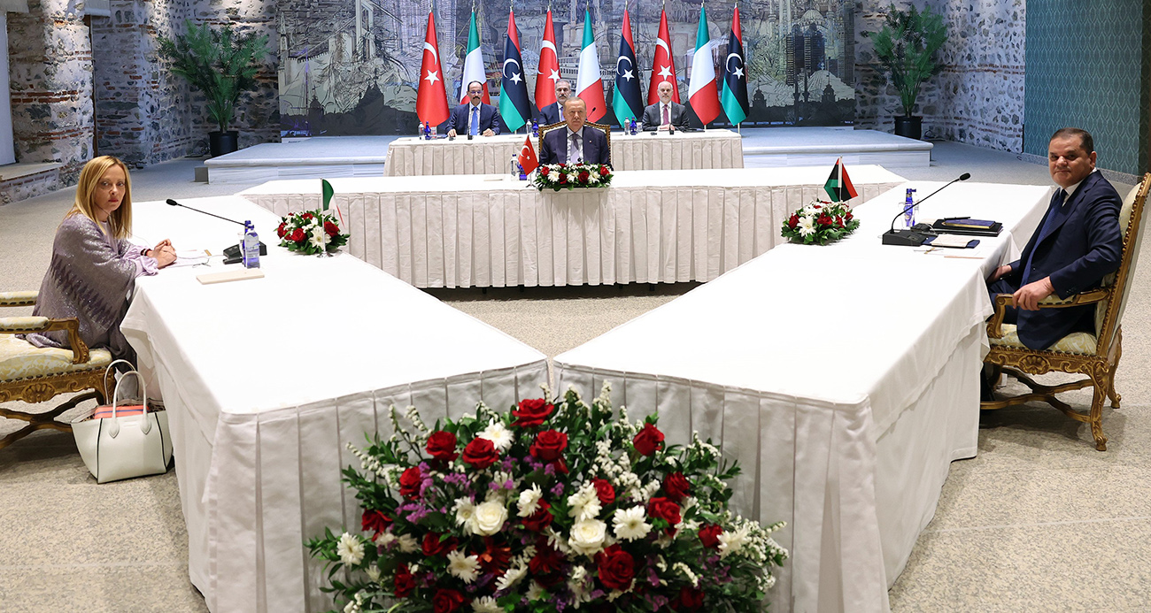 Türkiye-İtalya ve Libya arasında üçlü zirve sona erdi
