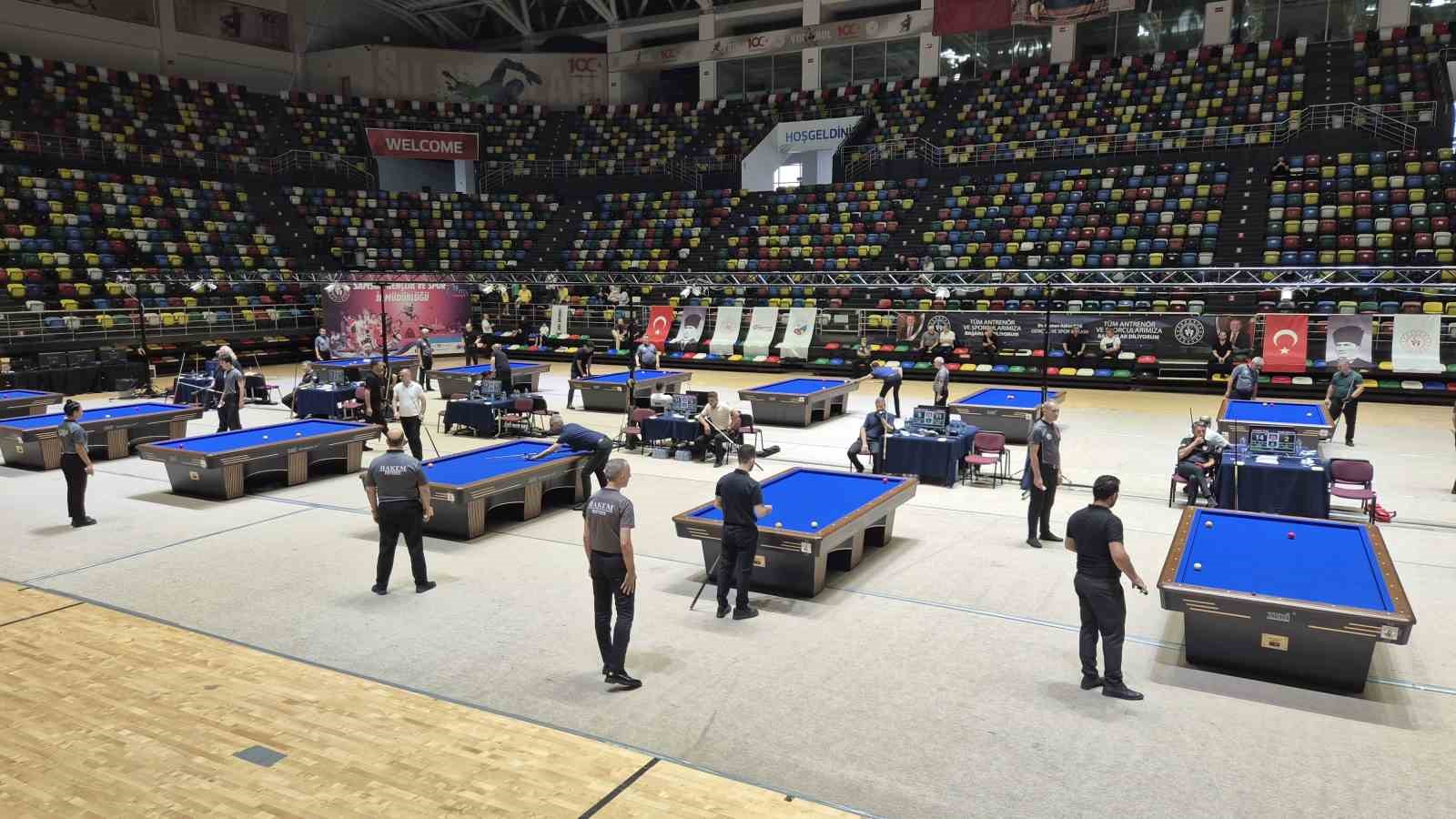 Samsun’da bilardo şöleni