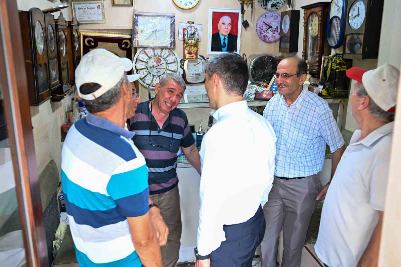 Vali Aktaş esnaflarla bir araya geldi