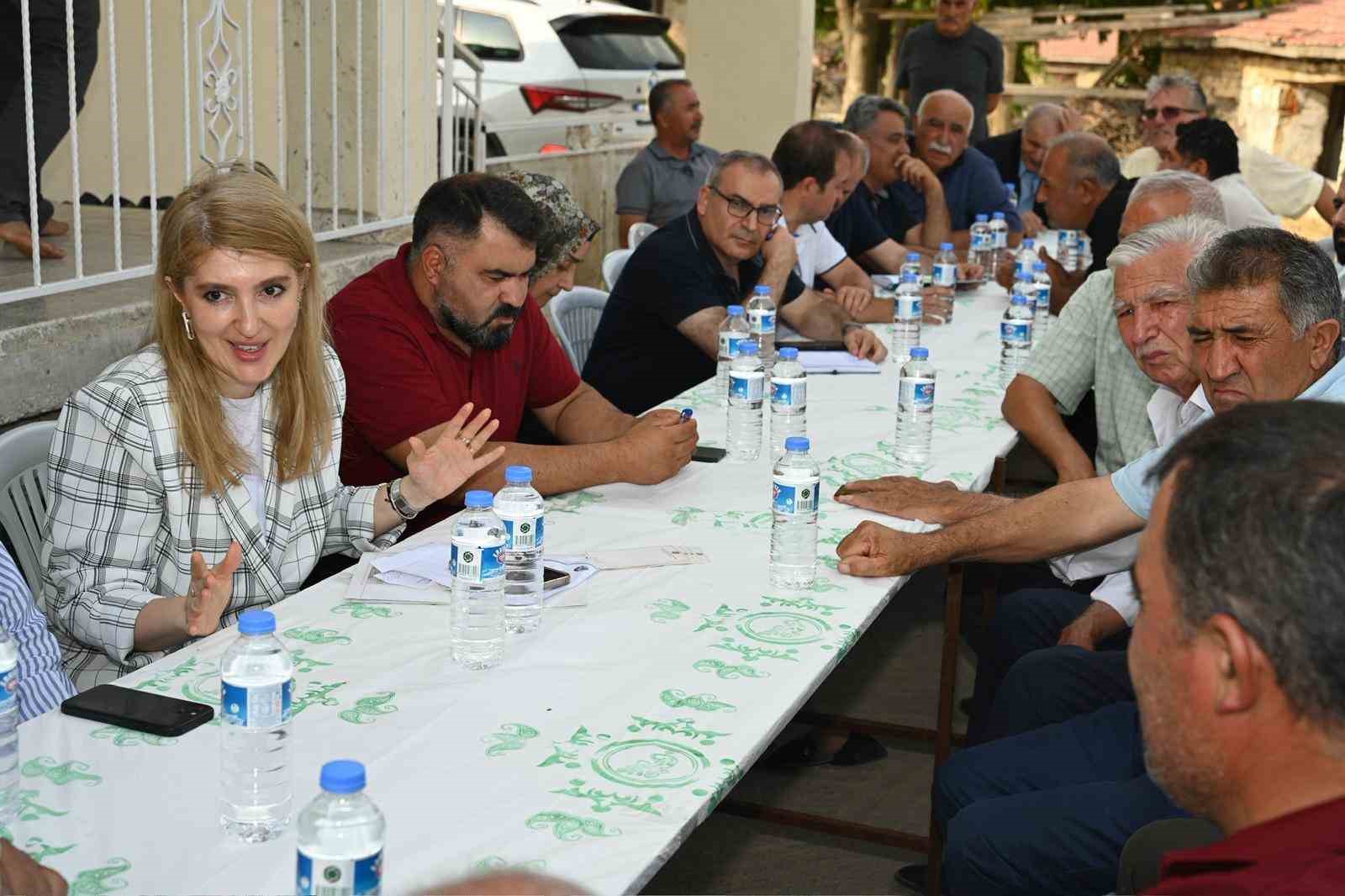 Milletvekili Ölmeztoprak, Kale ve Hekimhan’da sulama suyu toplantıları gerçekleştirdi