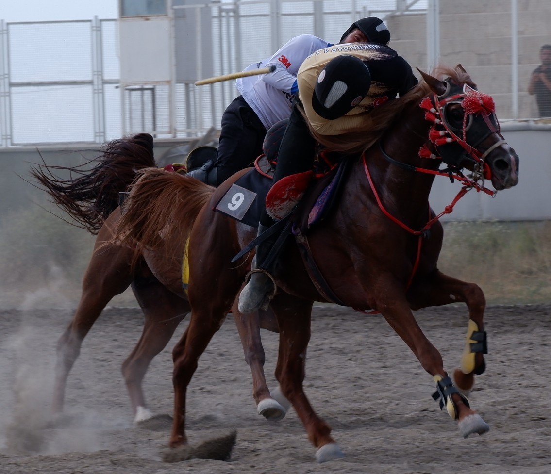 Erzurum’da bitmeyen cirit heyecanı