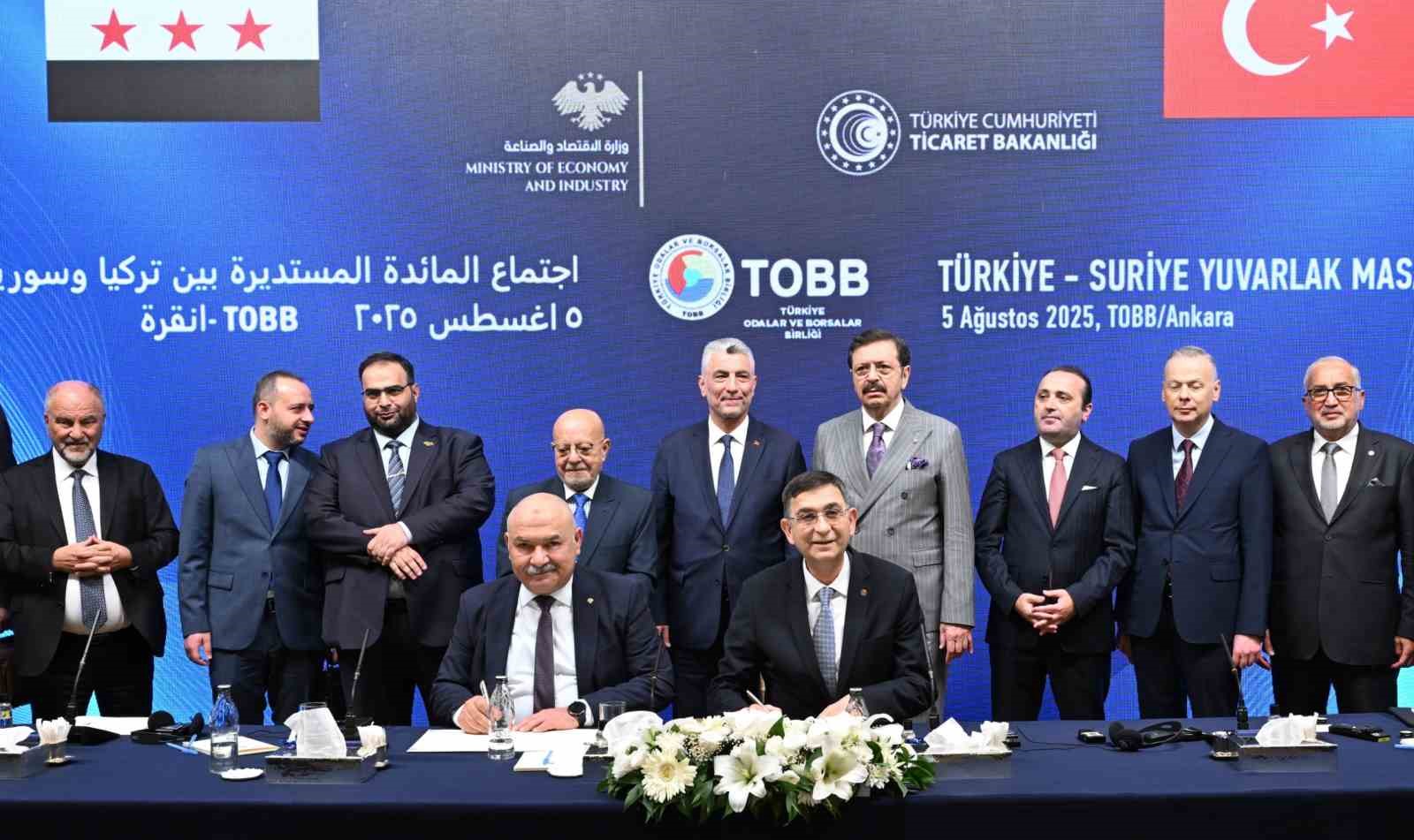 Gaziantep Sanayi Odası ile Halep Sanayi Odası arasında iş birliği protokolü imzalandı