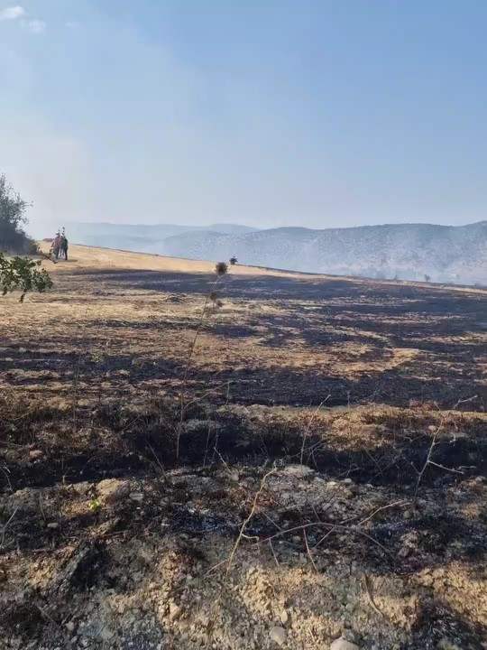 Karabük’te çıkan anız yangını kontrol altına alındı