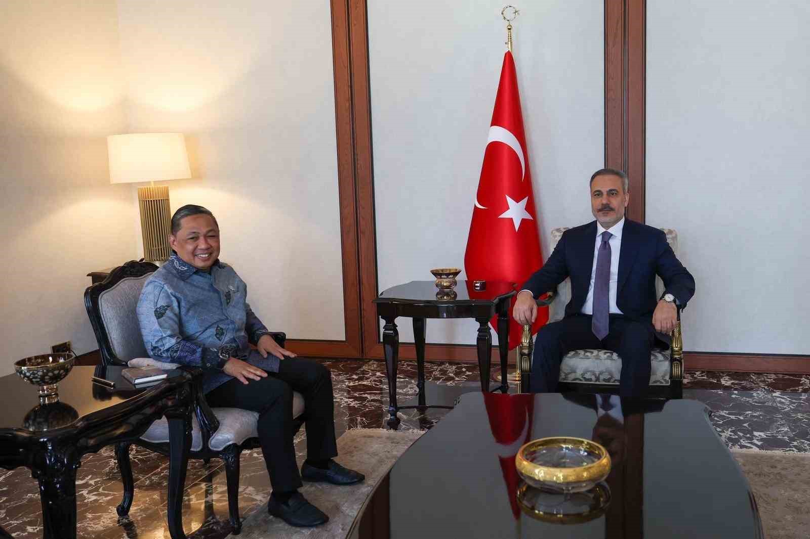 Bakan Fidan, Endonezya Dışişleri Bakan Yardımcısı Matta’yı kabul etti