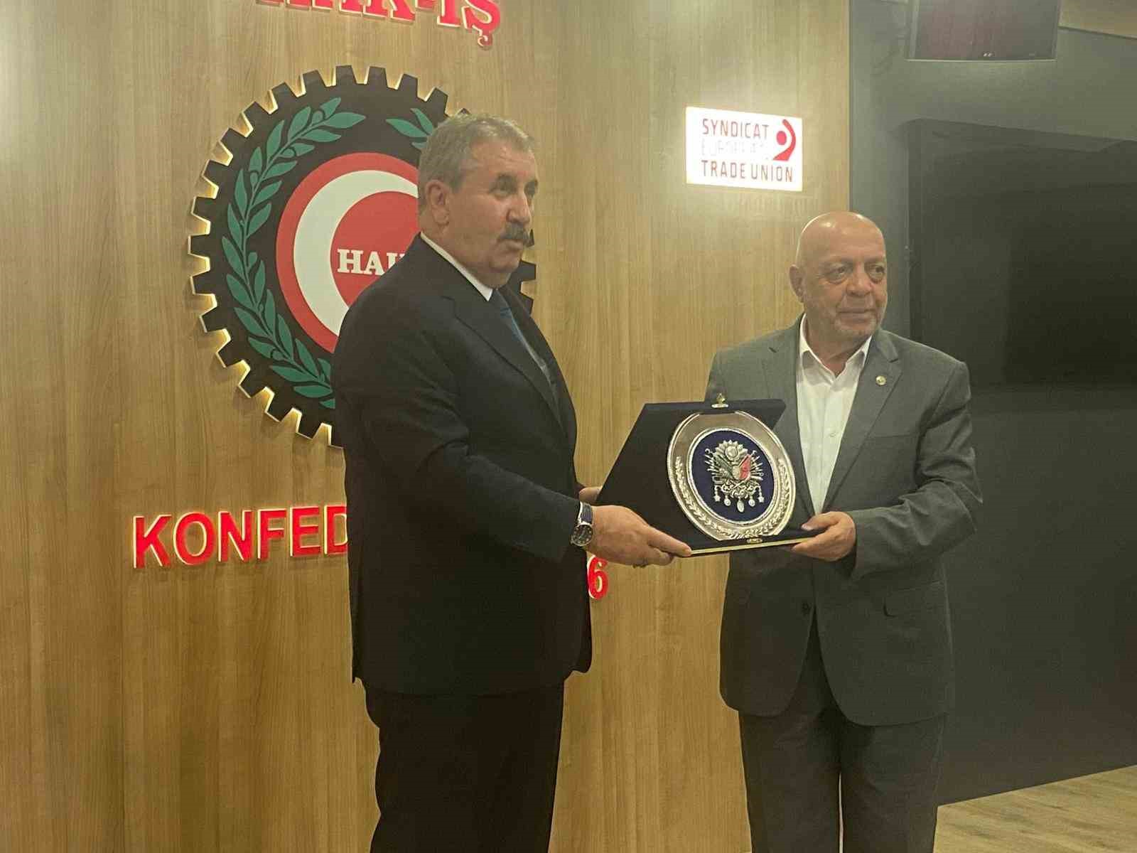 BBP Başkanı Destici’den HAK-İŞ’e ziyaret