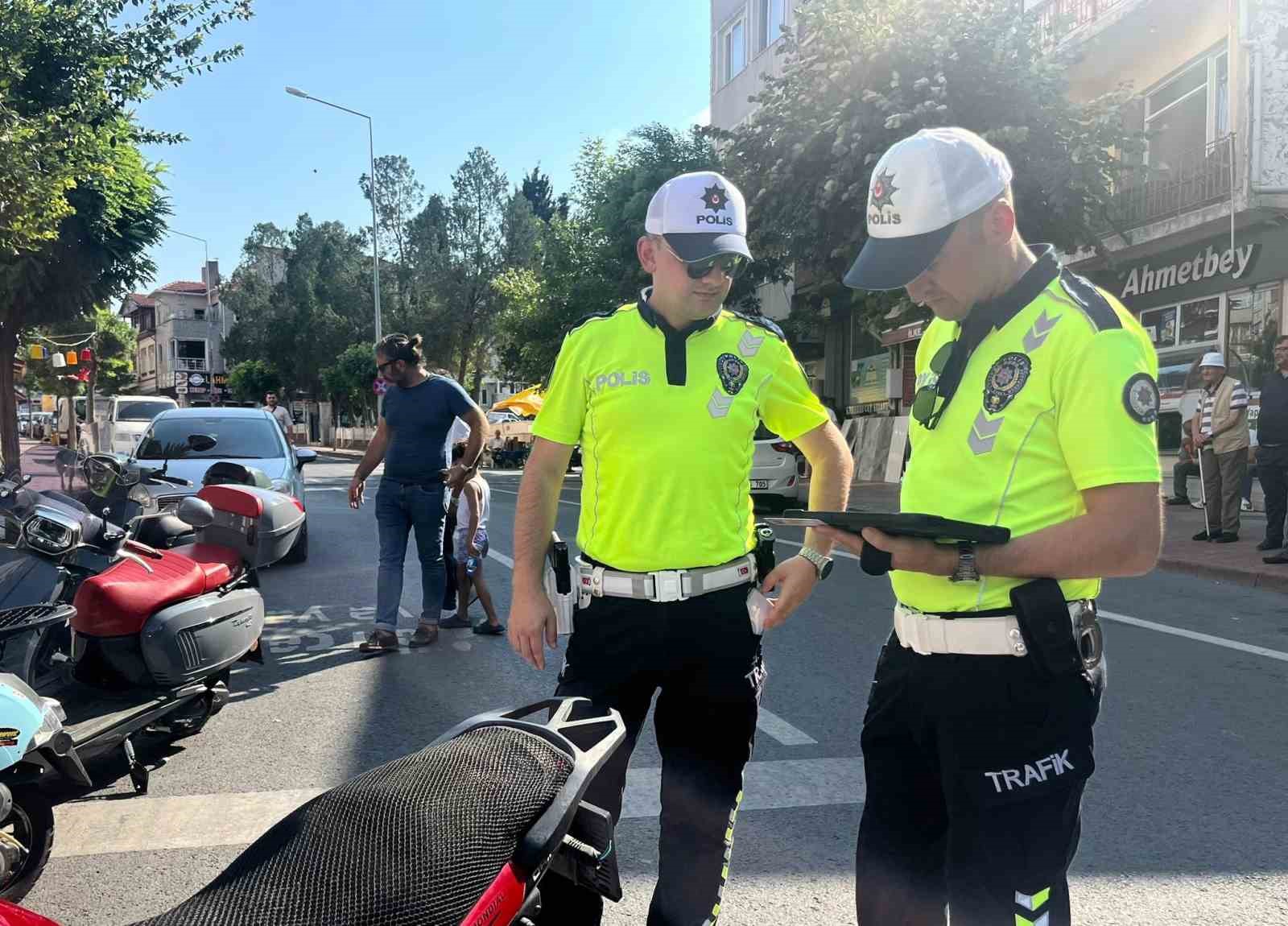 Hayrabolu’da motosiklet denetimi yapıldı