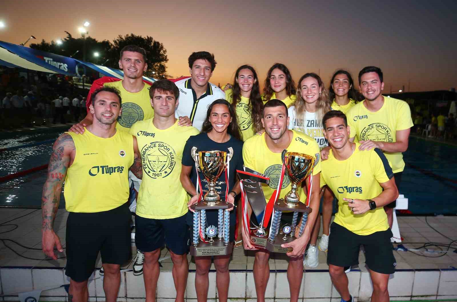 Fenerbahçeli yüzücüler, Türkiye Şampiyonası’nda 5 kupa kazandı