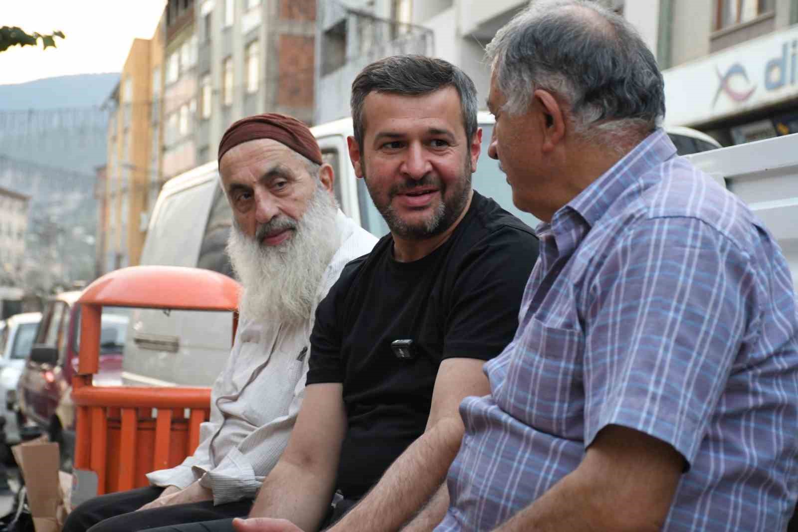 Başkan Çetinkaya esnaf ve vatandaşlarla bir araya geldi