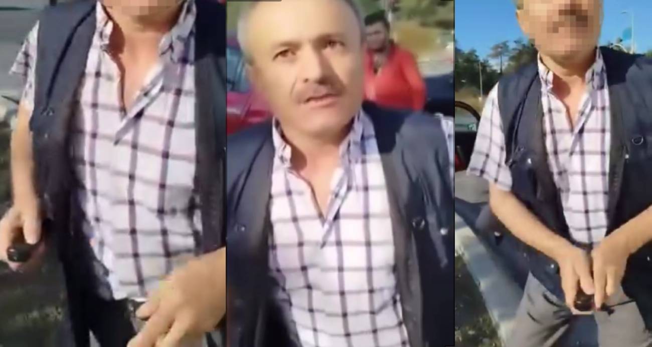 Trafikte tartışma bıçaklı tehdide dönüştü