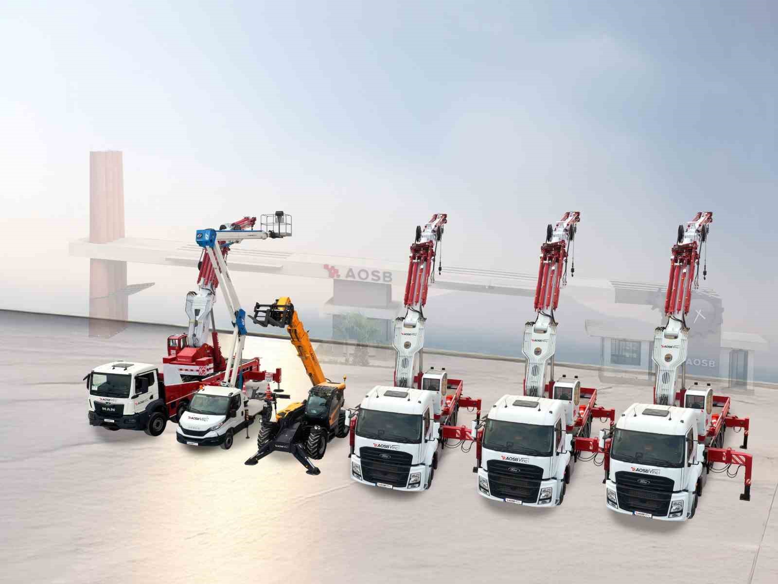 AOSB’den sanayicilere yeni hizmet: Vinç desteği başladı