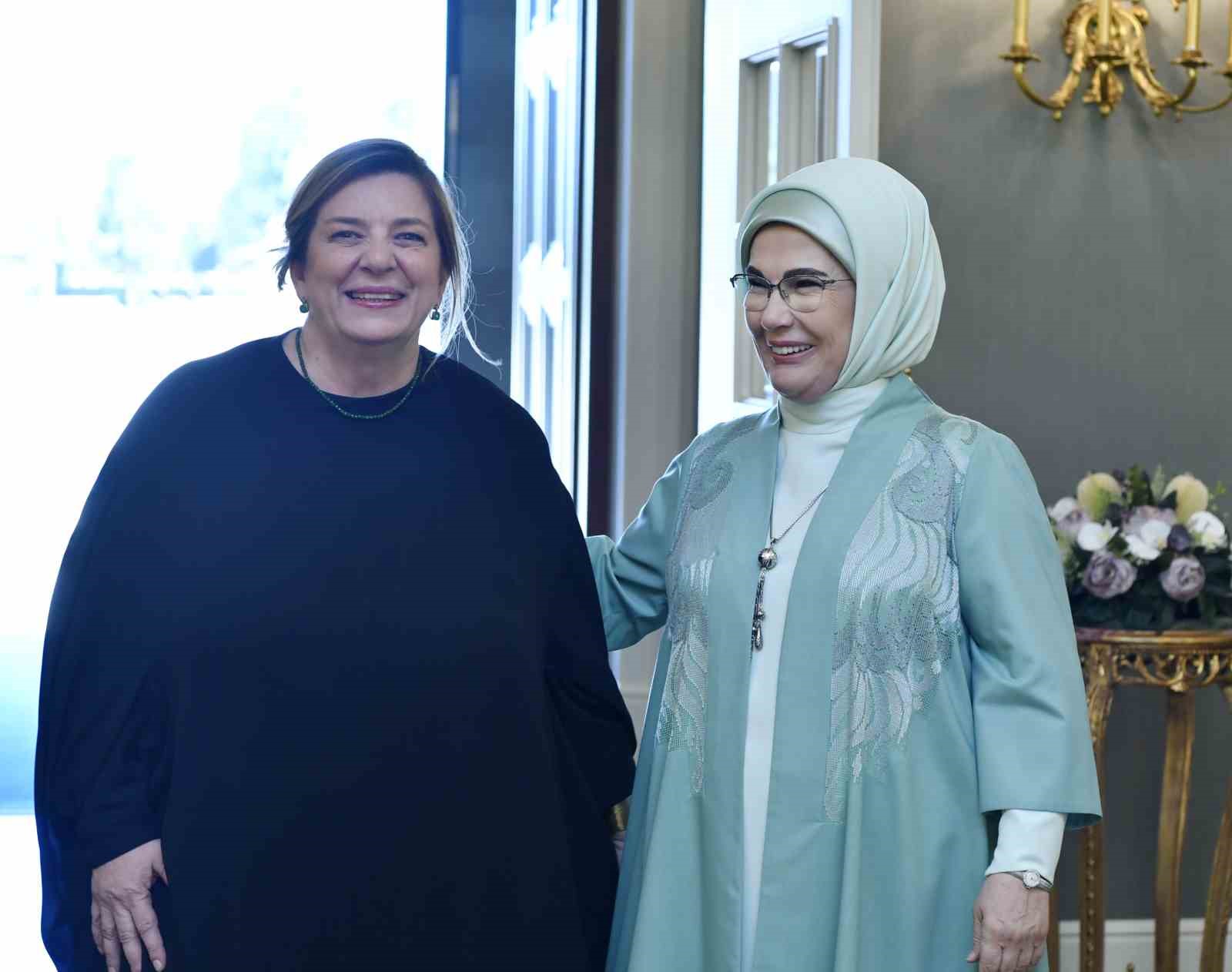 Emine Erdoğan, Gürcistan Cumhurbaşkanı Kavelashvili’nin eşiyle görüştü